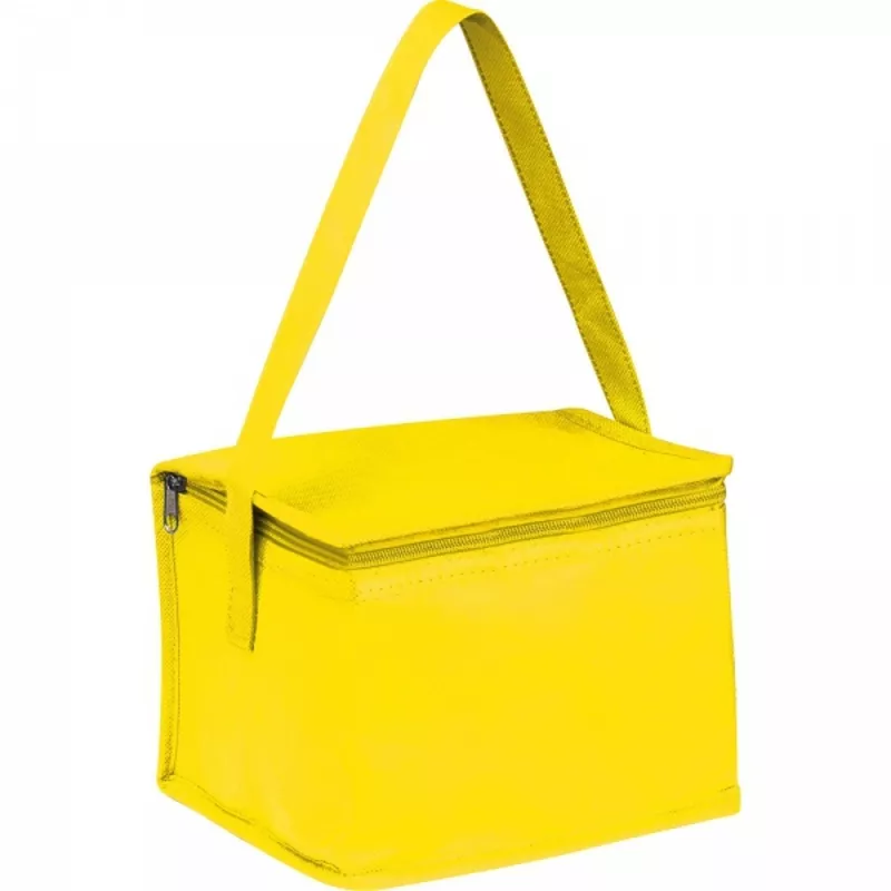 Torba termiczna non woven na 6 puszek 330 ml LUDMILA - żółty (6154208)