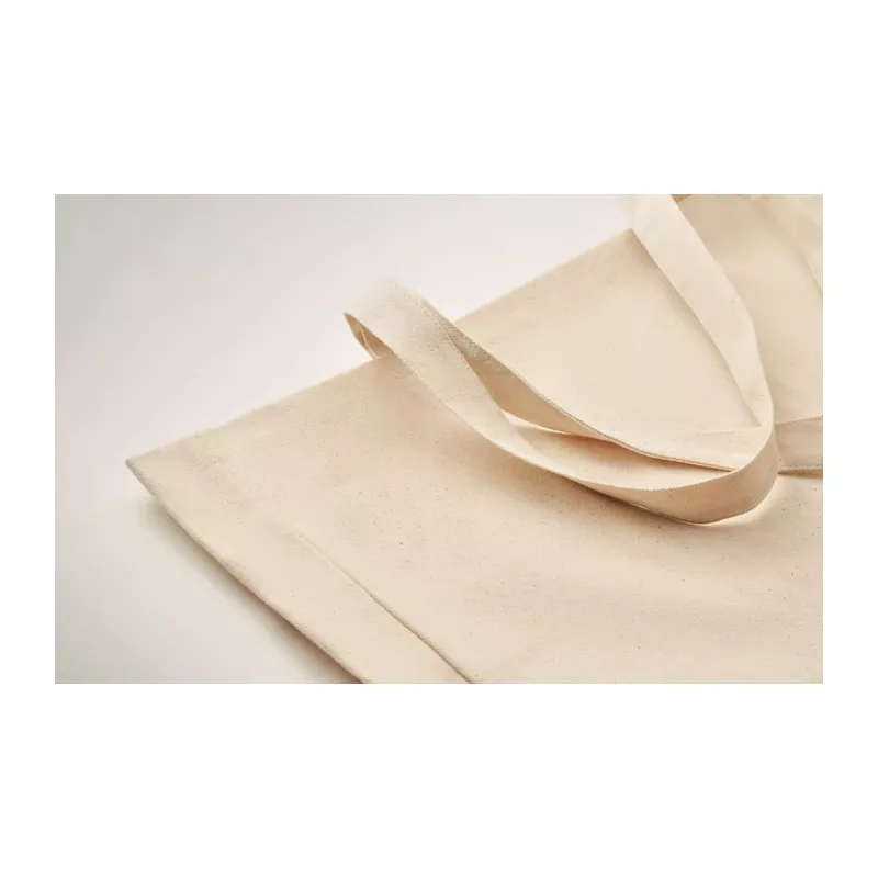 Torba plażowa z bawełny z recyklingu 280 g/m² RESPECT - Bezowy (MO6379-13)