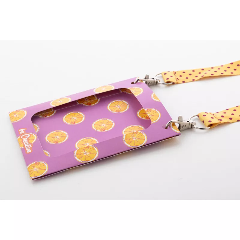 BadgeHold niestandardowy uchwyt na identyfikator - biały (AP716907-B)