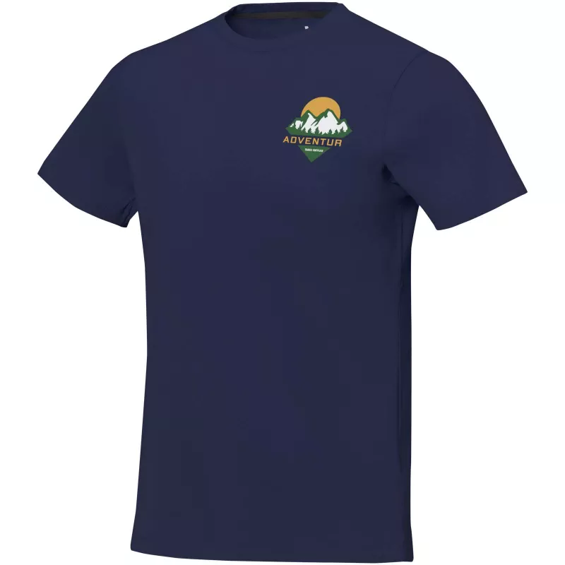 Męski T-shirt 160 g/m²  Elevate Life Nanaimo - Granatowy (38011-navy)