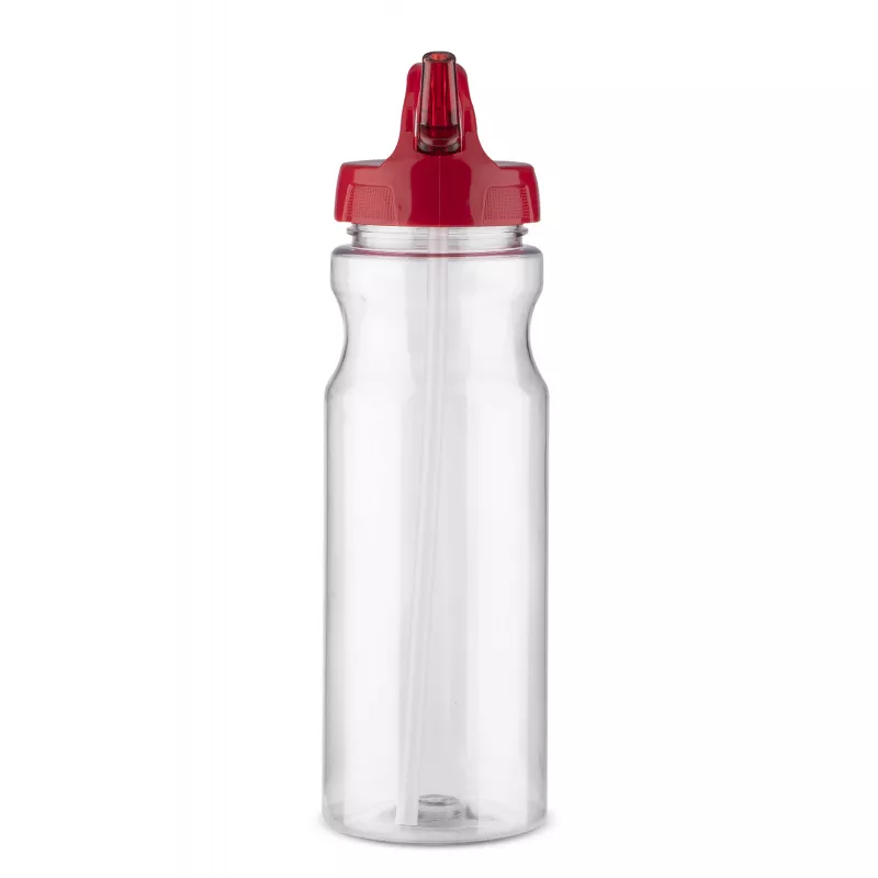 Bidon ze słomką TRANCE 700 ml - czerwony (16216-04)