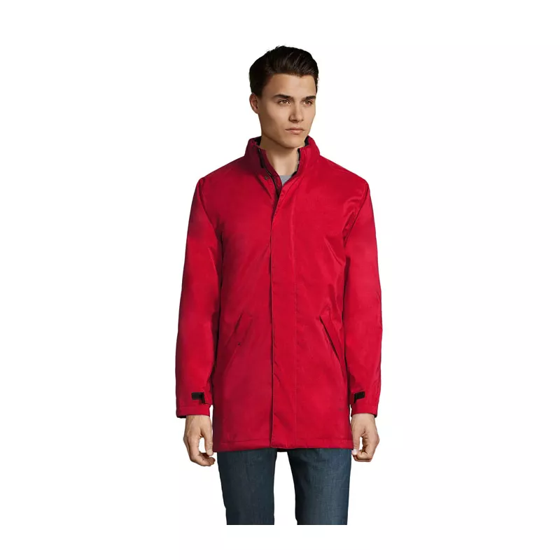 Kurtka unisex ocieplana z kapturem Sol's ROBYN - Czerwony (S02109-RD)