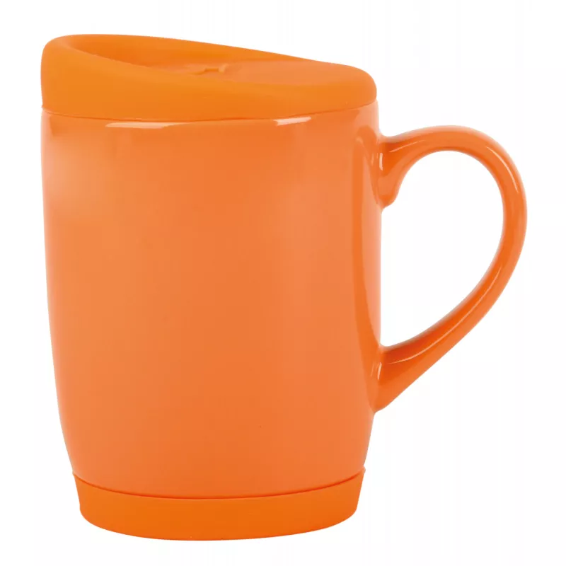 Kubek ceramiczny EASY DAY - pomarańczowy (56-0340094)