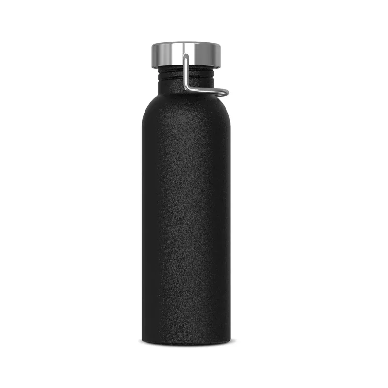 Butelka metalowa z pojedynczą ścianką Skyler 750ml - czarny (LT98865-N0002)