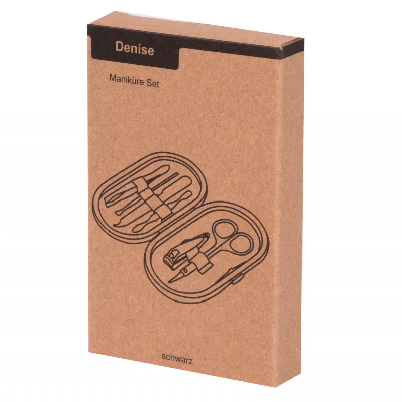 Elegancki zestaw do manicure - czarny (56-0499092)