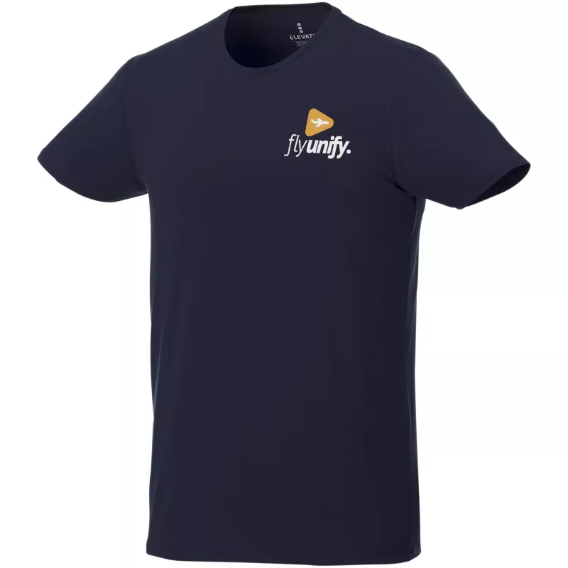 Męski organiczny t-shirt Balfour - Granatowy (38024-navy)