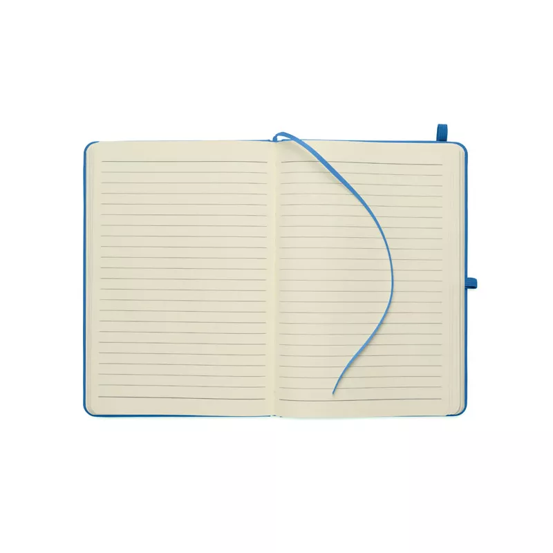 Notes A5 w okładce z PU 96 kartek w linię ARCOLOOP - Niebieski (MO3124-37)