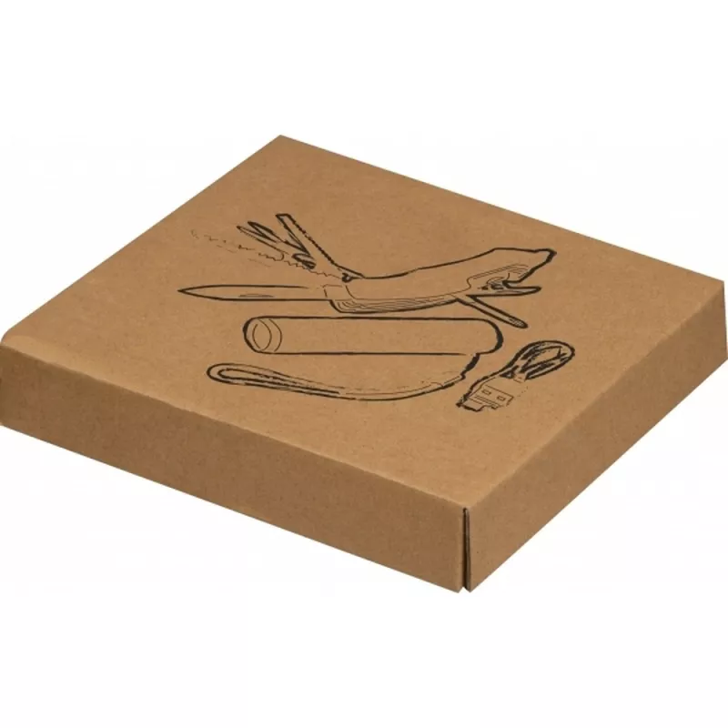 Zestaw latarka i scyzoryk OLDHAM - beżowy (379513)