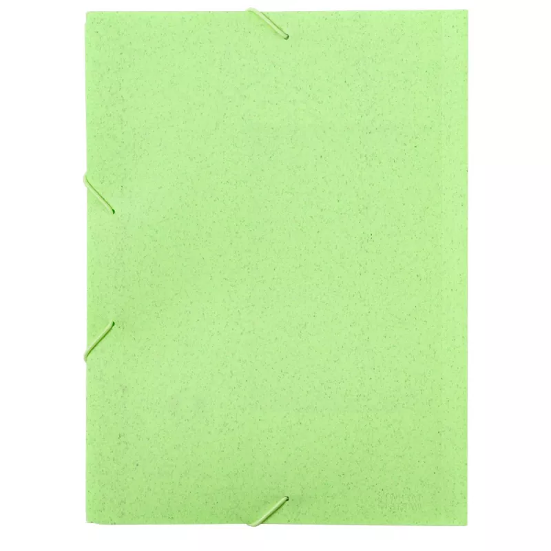 Teczka na dokumenty ok. A4 ze słomy pszenicznej - zielony (V2047-06)