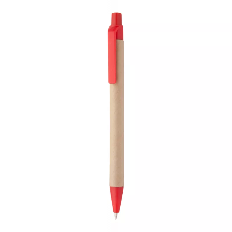 Długopis z papieru z recyklingu Tori  - czerwony (AP791082-05)