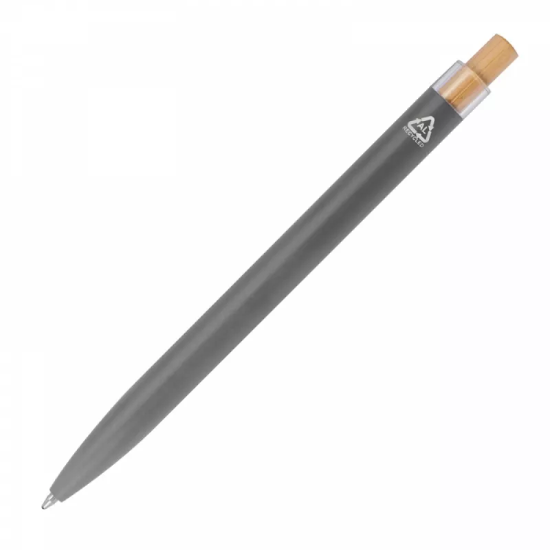 Długopis z aluminium z recyklingu - ciemnoszary (1384577)