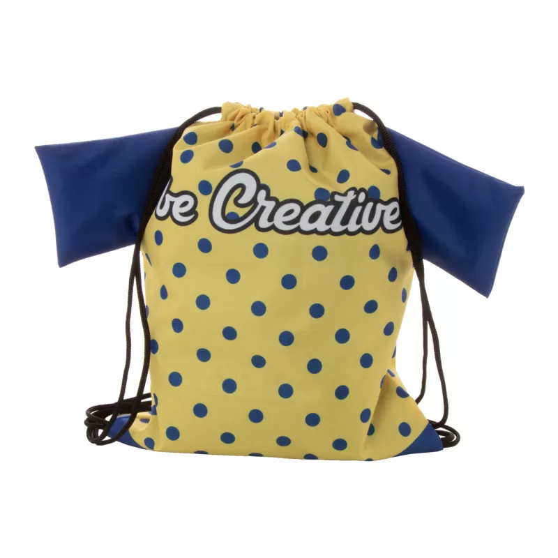 CreaDraw T Kids personalizowany worek ze sznurkami dla dzieci - czarny (AP716552-10)