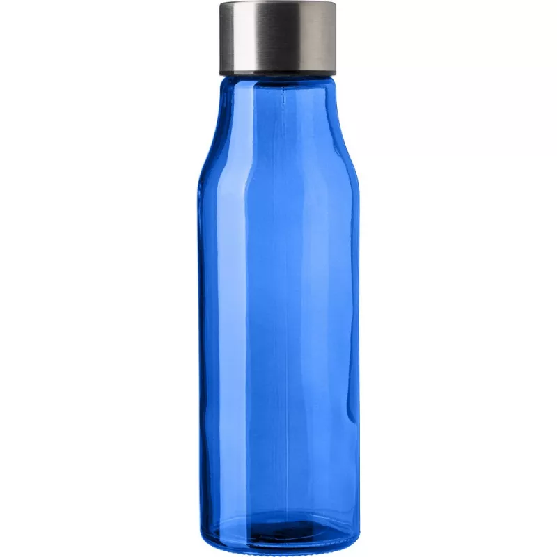 Szklana butelka z zakrętką ze stali nierdzewnej 500 ml - niebieski (V0283-11)
