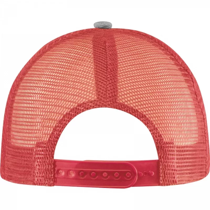 Czapka z daszkiem i siateczką 6 paneli FRANKLIN - czerwony (5147505)