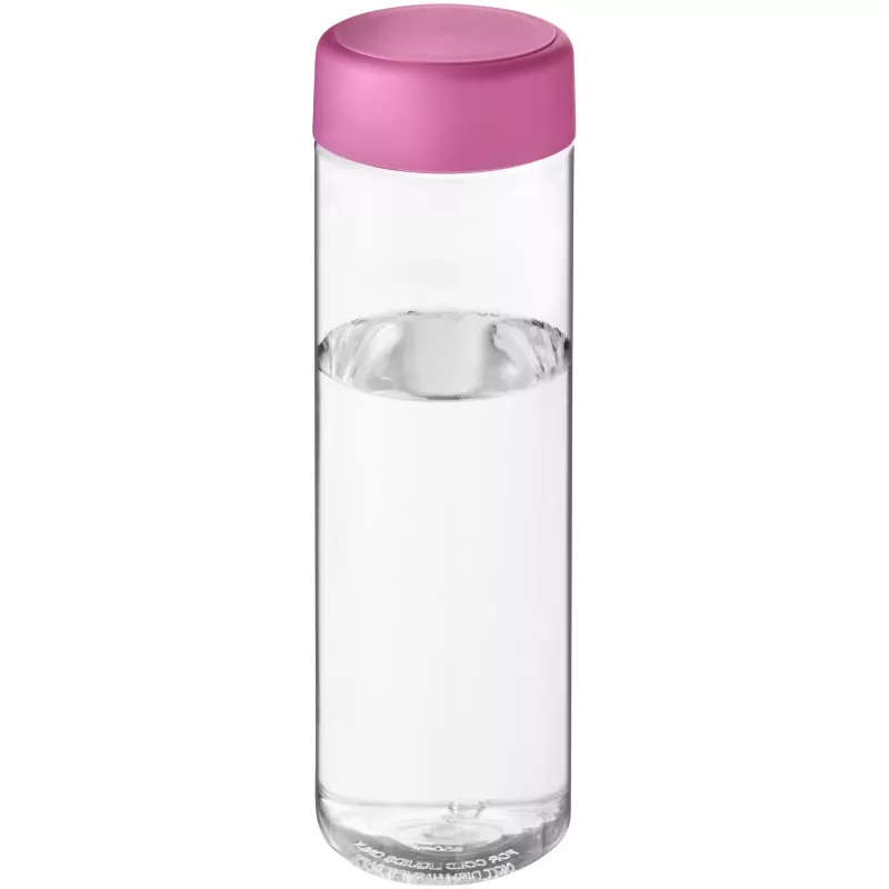 H2O Vibe 850 ml screw cap water bottle - Przezroczysty-Różowy (21043008)