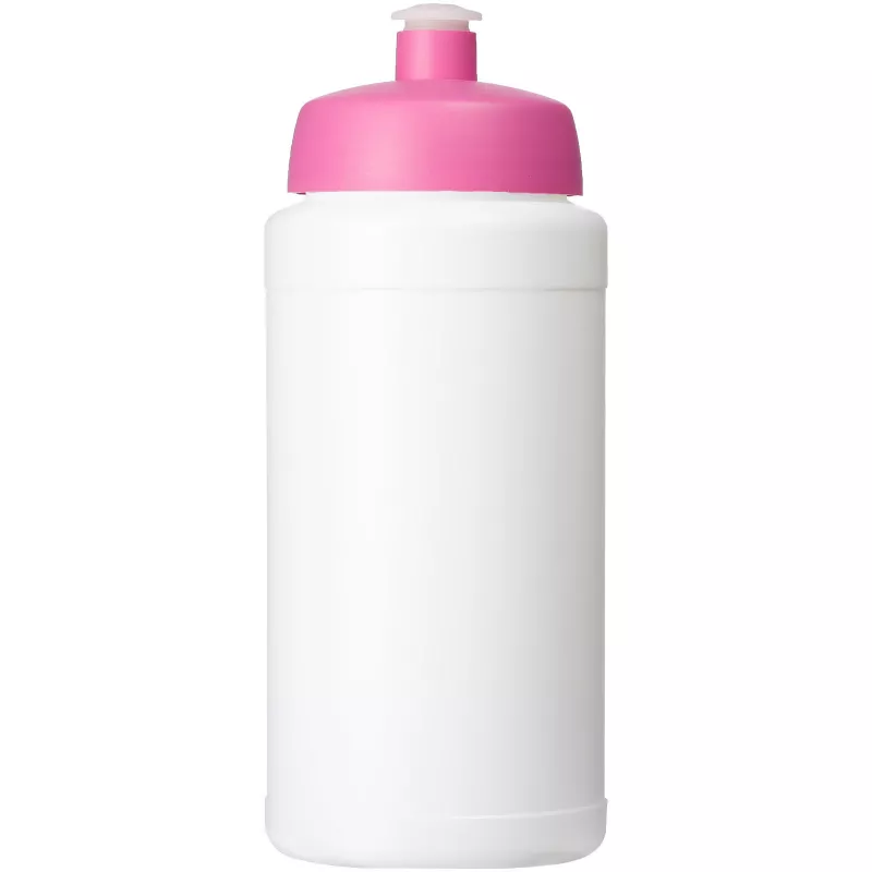 Bidon Baseline® Plus o pojemności 500 ml z wieczkiem sportowym - Biały-Różowy (21068808)