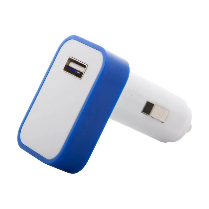 Waze ładowarka samochodowa USB - niebieski (AP844032-06)