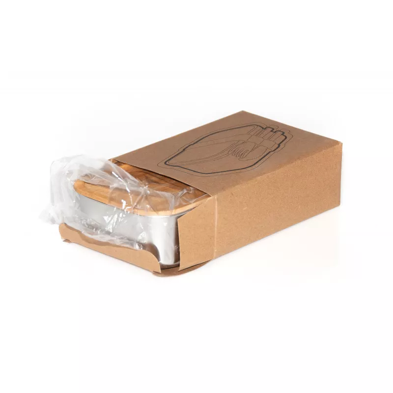 Pudełko śniadaniowe ECO TASTE - brązowy (56-0306026)
