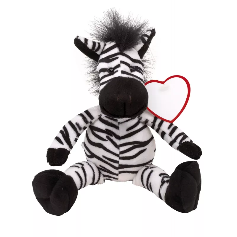 Zebra pluszowa LORENZO - czarny (56-0502077)