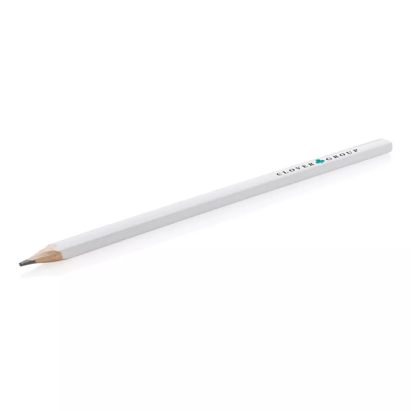 Ołówek stolarski 25 cm - biały (P169.253)