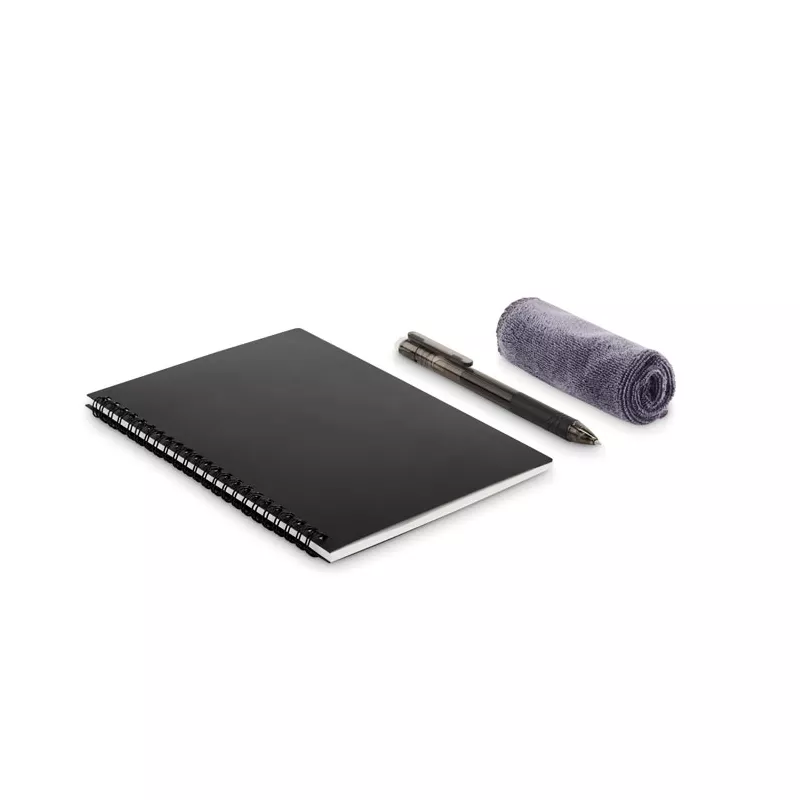 Notes wielokrotnego użytku A5 18 kartek w linię NOBUUK - Czarny (MO6727-03)