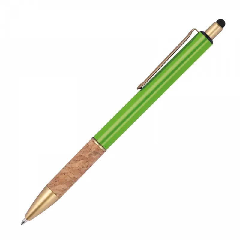 Długopis metalowy touch pen MARIAN - jasnozielony (1369029)