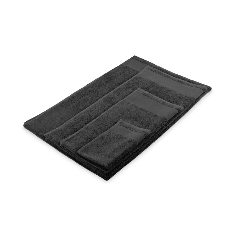 Ręcznik kąpielowy 380 g/m² 100x150 cm ISLAND 100 - Czarny (MO2767-03)