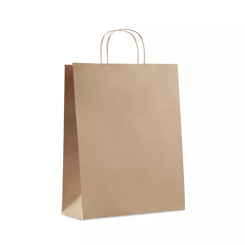 Torba prezentowa papierowa duża 90 g/m² PAPER TONE L - Bezowy (MO6174-13)