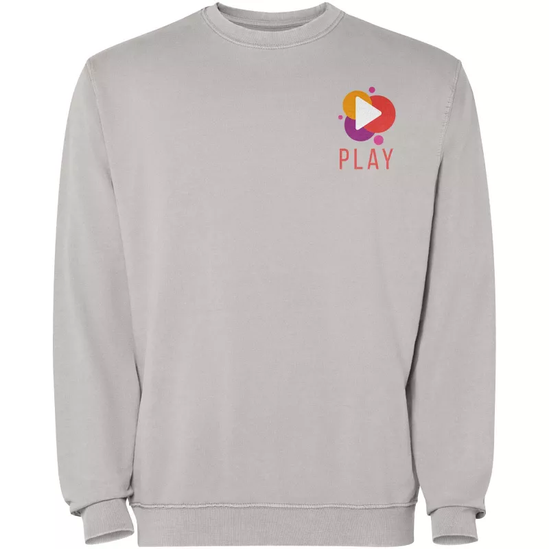 Jaya sweter unisex z okrągłym dekoltem - Szary (R2203-GREY)