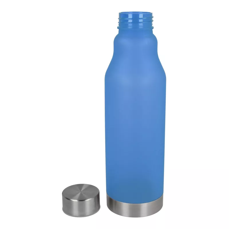 Matowa butelka R-PET 600ml - niebieski mrożony (LT98824-N5411)