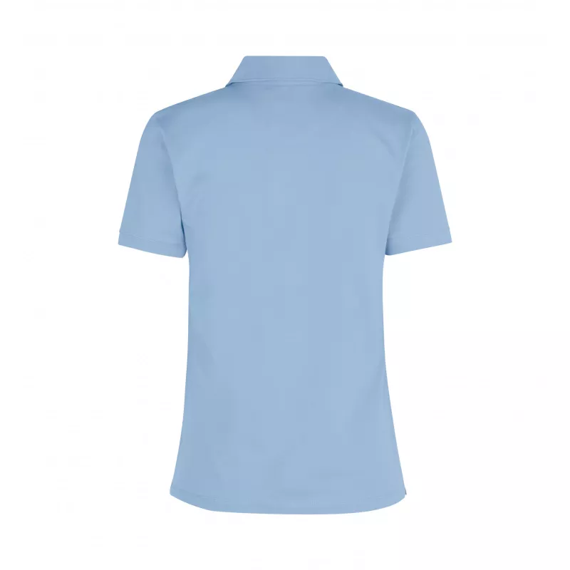 Koszulka bawełniana 185 g/m² ID Polo biznes/Jersey damska 0535 - Light Blue (0535-LIGHT BLUE)