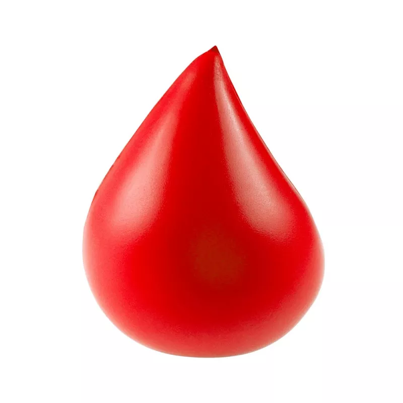 Antystres "kropla" - czerwony (V2830-05)