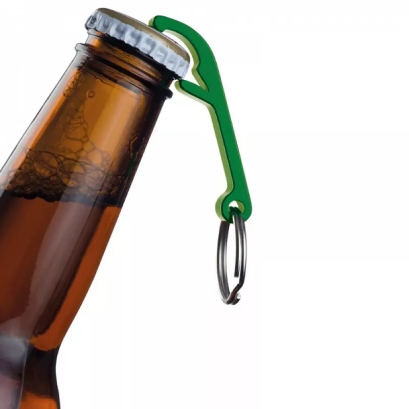 Brelok metalowy otwieracz do butelek WORCESTER - zielony (904209)