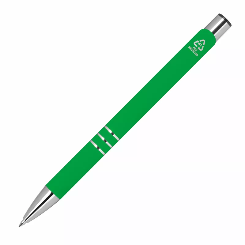 Długopis metalowy półżelowy DUNMORE - zielony (399109)