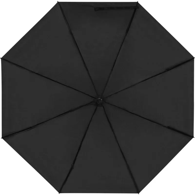 Parasol manualny RPET NORTHAMPTON - czarny (433603)