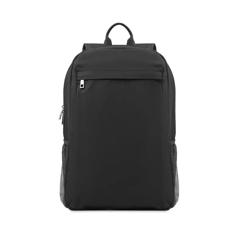 Plecak na laptopa 15" z płótna canvas 340 g/m² EIRI - Czarny (MO6763-03)