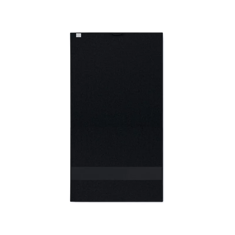 Ręcznik frotte organiczny 360 g/m² 30x50 cm SERRY - Czarny (MO2258-03)