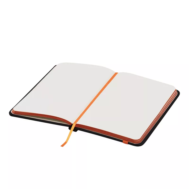Notatnik LECTOR w rozmiarze A6 - czarny, pomarańczowy (56-1103290)