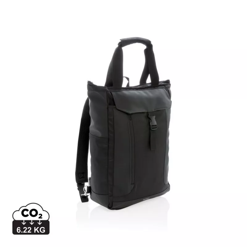 Plecak, torba na laptopa 15" Swiss Peak, ochrona RFID - czarny (P762.451)