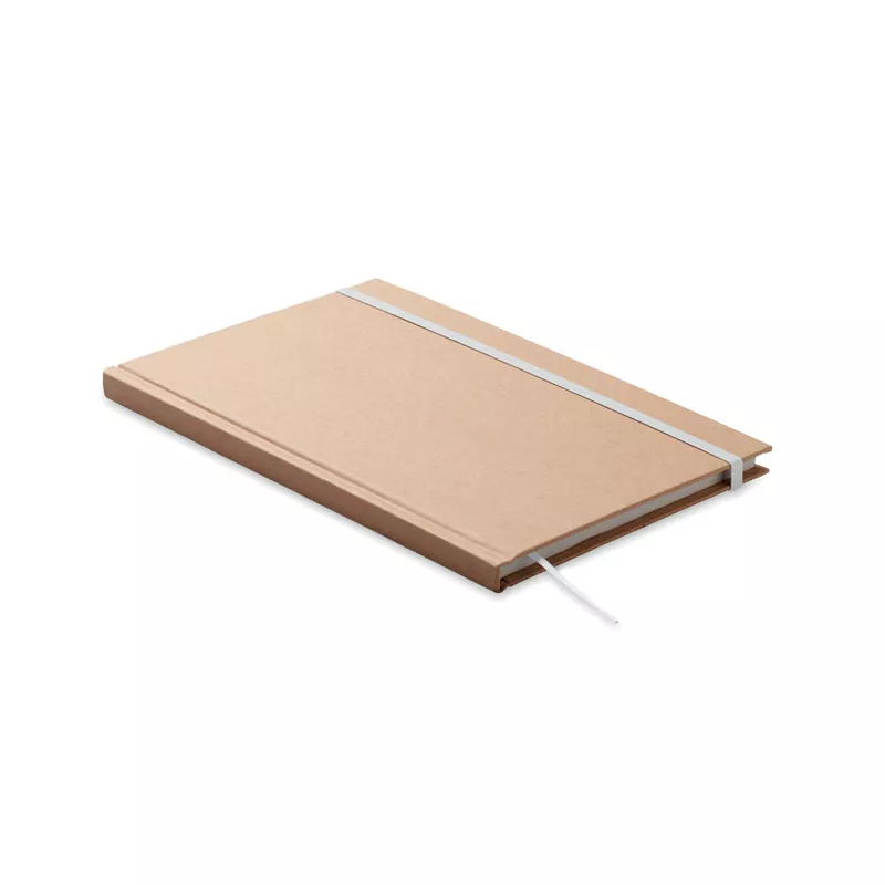 Notes A5 z recyklingu 100 kartek w linię MUSA - Bialy (MO6640-06)