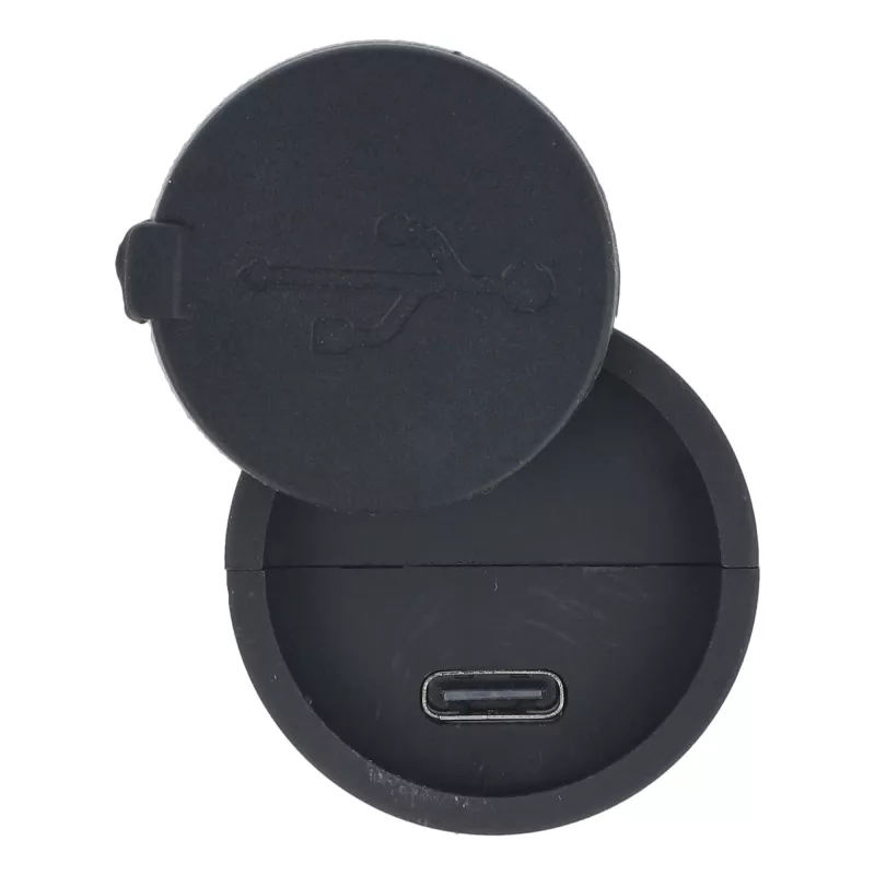 Akumulatorowa latarka LED 10W z funkcją zoom 300lm - czarny (LT93319-N0002)