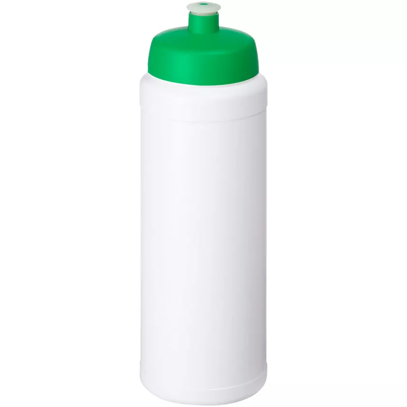 Bidon Baseline® Plus o pojemności 750 ml z wieczkiem sportowym - Biały-Zielony (21069006)