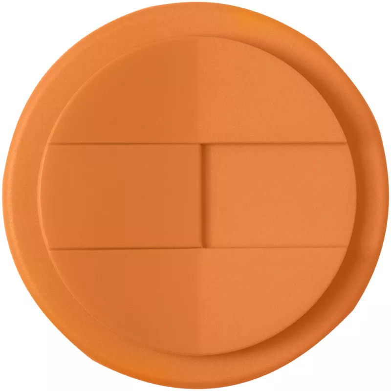 Kubek termiczny 350 ml Brite Americano® z nadrukiem na całej powierzchni - Biały-Pomarańczowy (21069708)