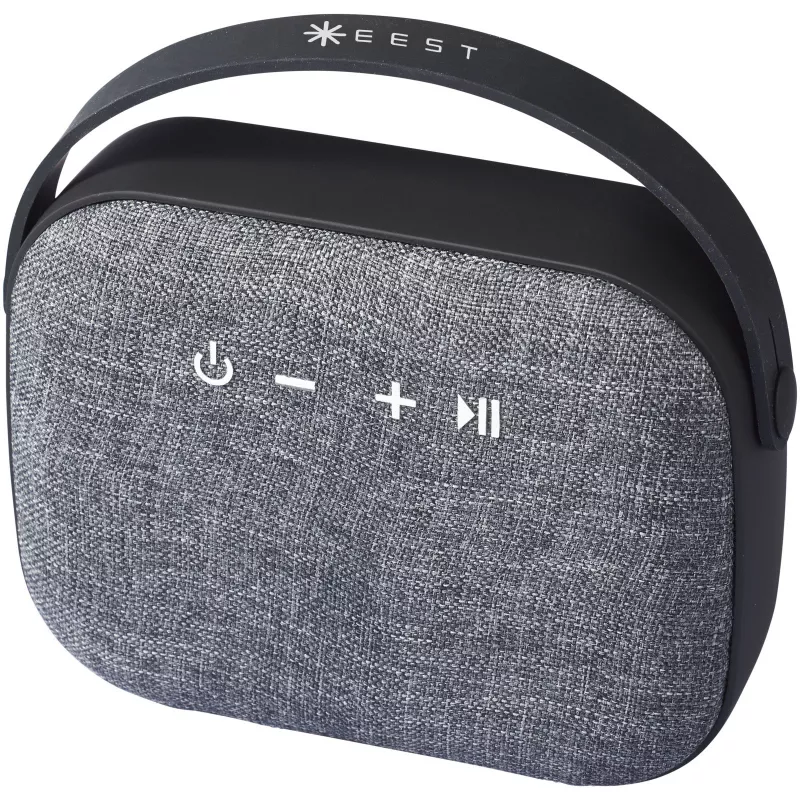 Materiałowy głośnik Bluetooth® Woven - Czarny (10831200)