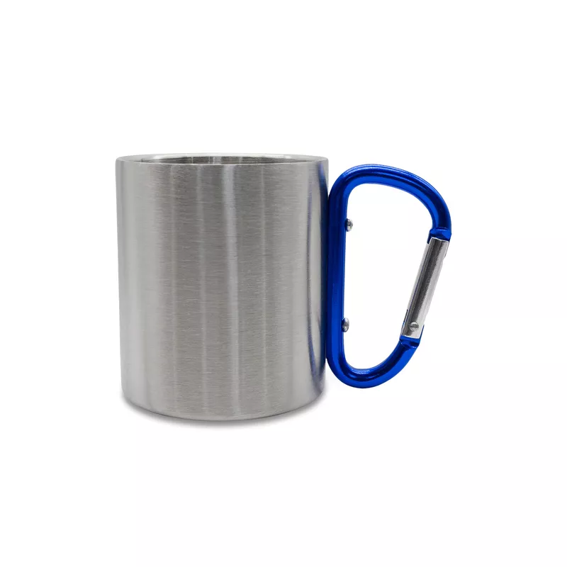 Kubek stalowy Denali 220 ml - niebieski (R08464.04)