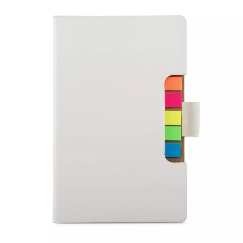 Notes z karteczkami samoprzylepnymi STIKLO A6 - biały (18224-01)