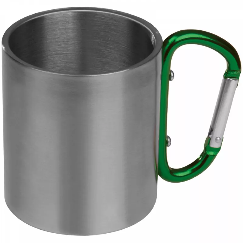 Metalowy kubek 200 ml - zielony (8136709)