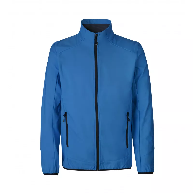 Kurtka męska ID softshell CORE 0854 290 g/m² - Azure (0854-AZURE)