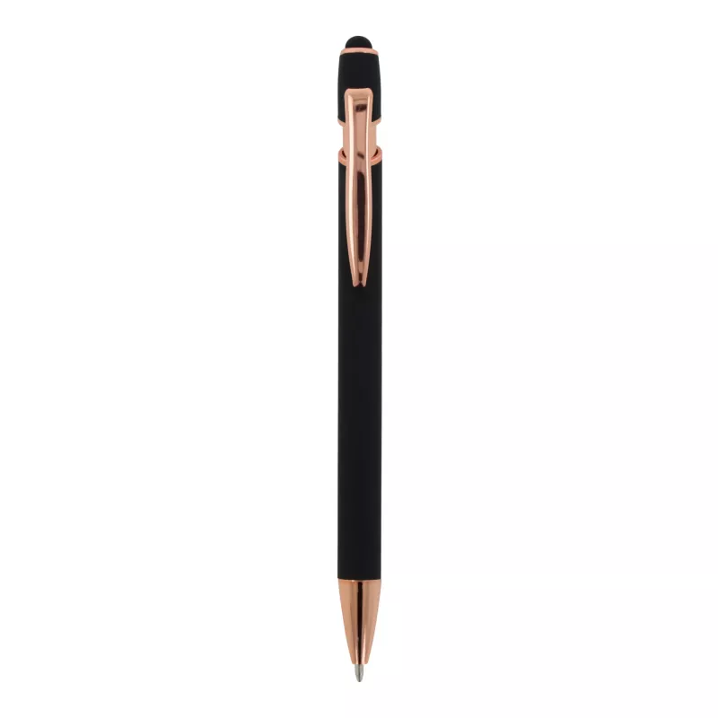 Długopis metalowy gumowany Paris Deluxe - czarny (LT87783-N0002)