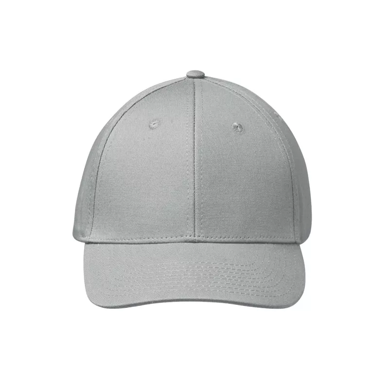 Czapka z daszkiem 6-panelowa 280 g/m² BAHAMAS - Srebrny (MO2347-14)
